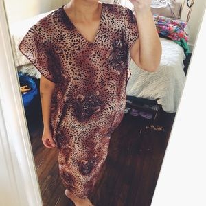 Leopard Kaftan Maxi